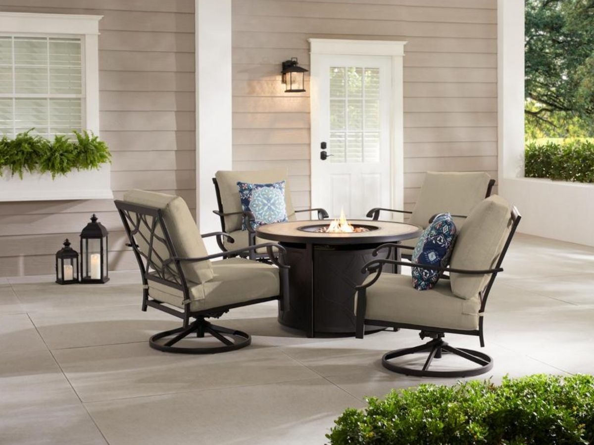 5 Piece Fire Pit Patio Sets from 374 Shipped on HomeDepot Regularly 500