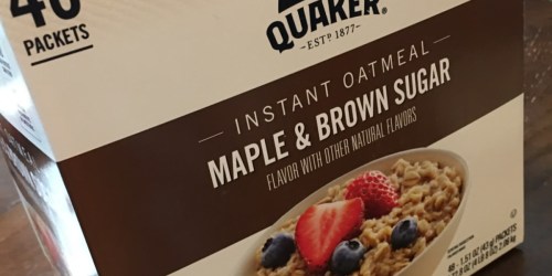 Quaker Gluten-Free Instant Oatmeal 8-Count Box ONLY $2.38 Shipped on Amazon