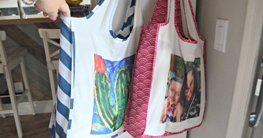 shutterfly totes hanging