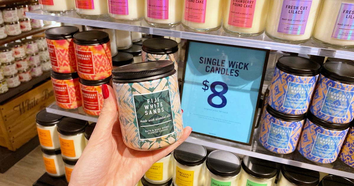 how big are bath and body works single wick candles