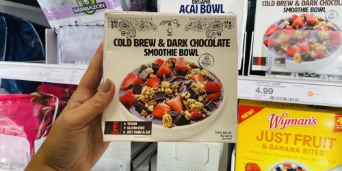 Cold Brew Coffee & Dark Chocolate Smoothie Bowl Only $2.49 at Target (Regularly $5)