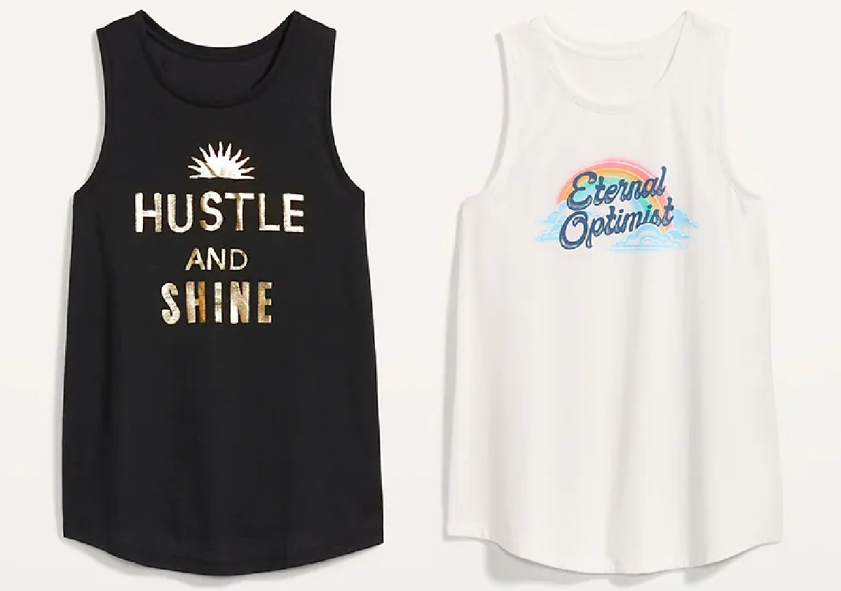 old navy hustle and shine tank