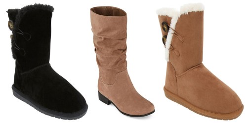 Women’s Winter Boots from $14.99 on JCPenney.com (Regularly $40+)