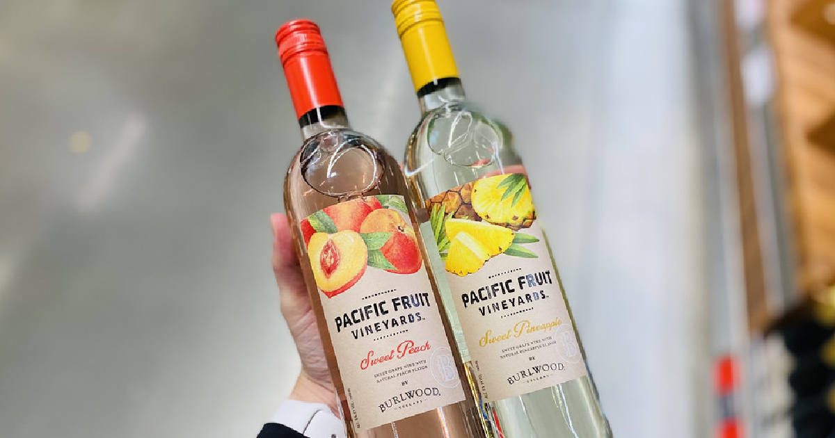 Sweet Peach & Pineapple Fruit Wines Only 3.99 at ALDI