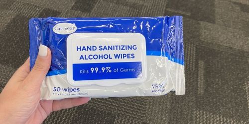 Hand Sanitizing Wipes 50-Count Pack Only 79¢ on Staples.com (Regularly $3)