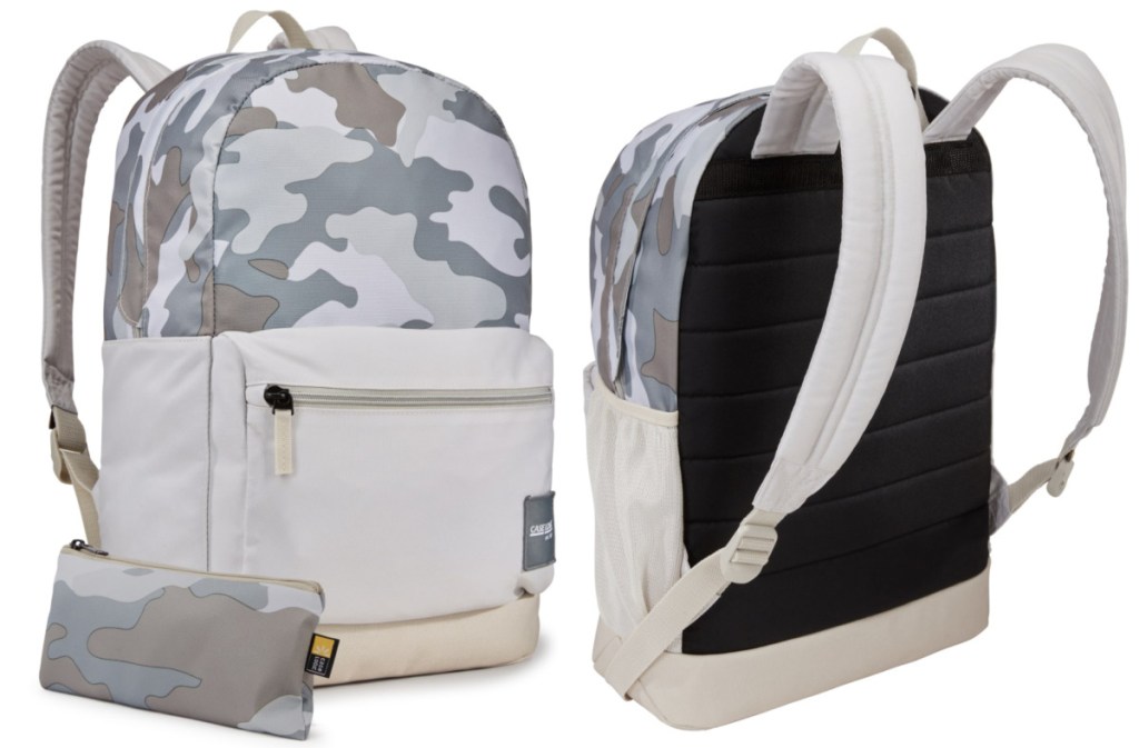 case logic front and back of camo backpack