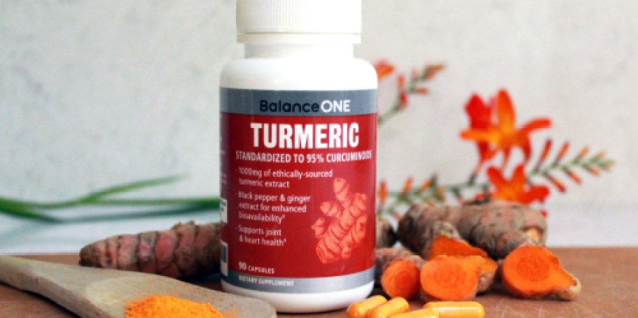 Balance ONE Turmeric Supplement Just $8.78 Shipped on Amazon | Supports Joint Health