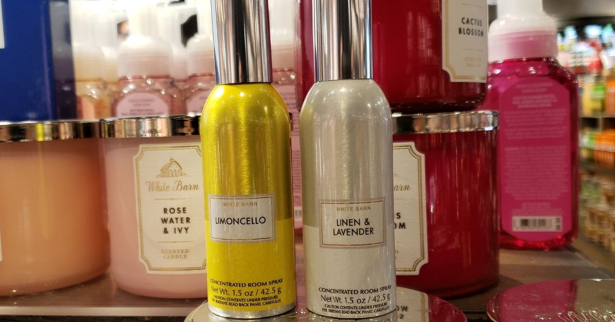 Bath & Body Works Limoncello and Linen & Lavender Room Sprays