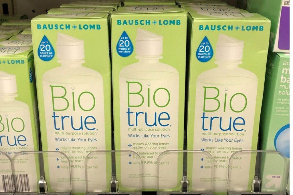 Bausch + Lomb Biotrue Solution 10oz on shelf in store