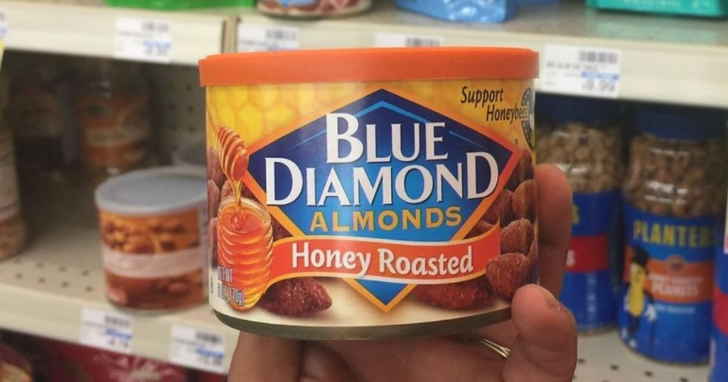 honey roasted blue diamond almonds