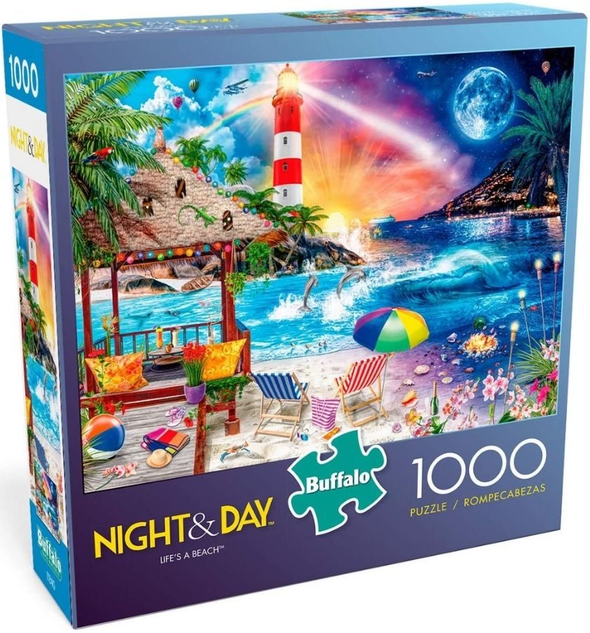 Buffalo Games Night & Day 1,000 Piece Puzzle