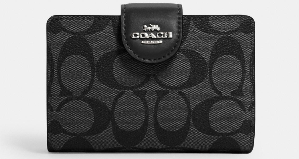 black COACH wallet