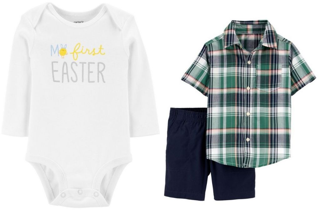 Carters Bodysuit and Shorts Set