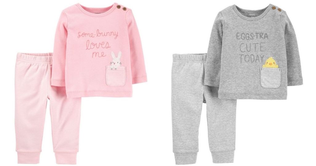 Carters Easter Baby 2pc Sets