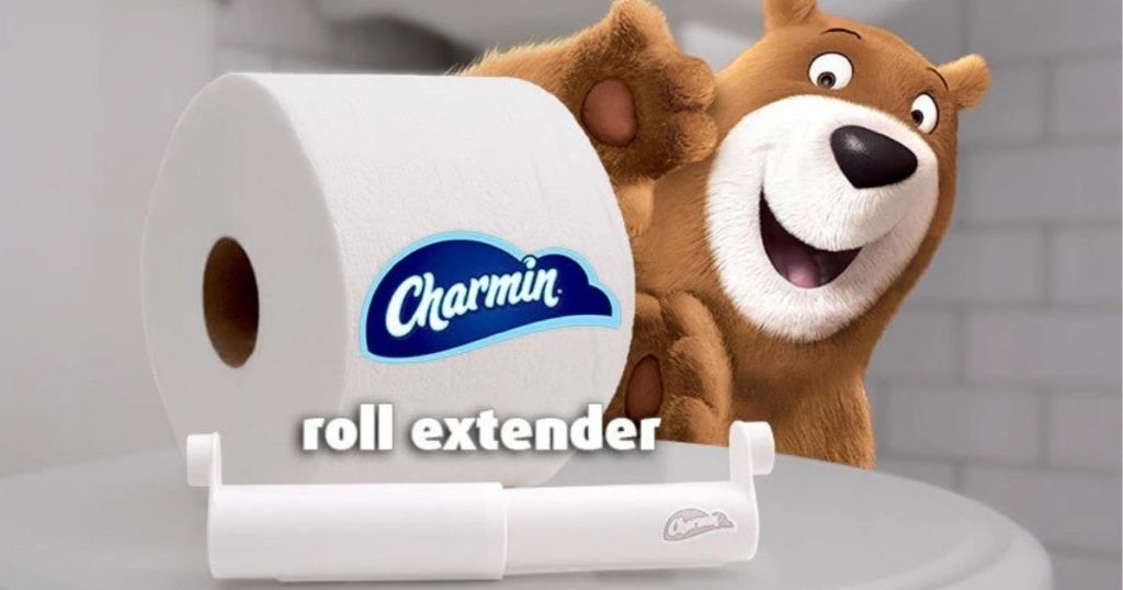 FREE Charmin Roll Extender | Fits Mega & Super Mega Toilet Paper Rolls