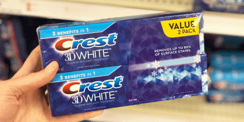 Crest 3D Whitening Toothpaste 2-Pack Only $3.49 Shipped on Amazon