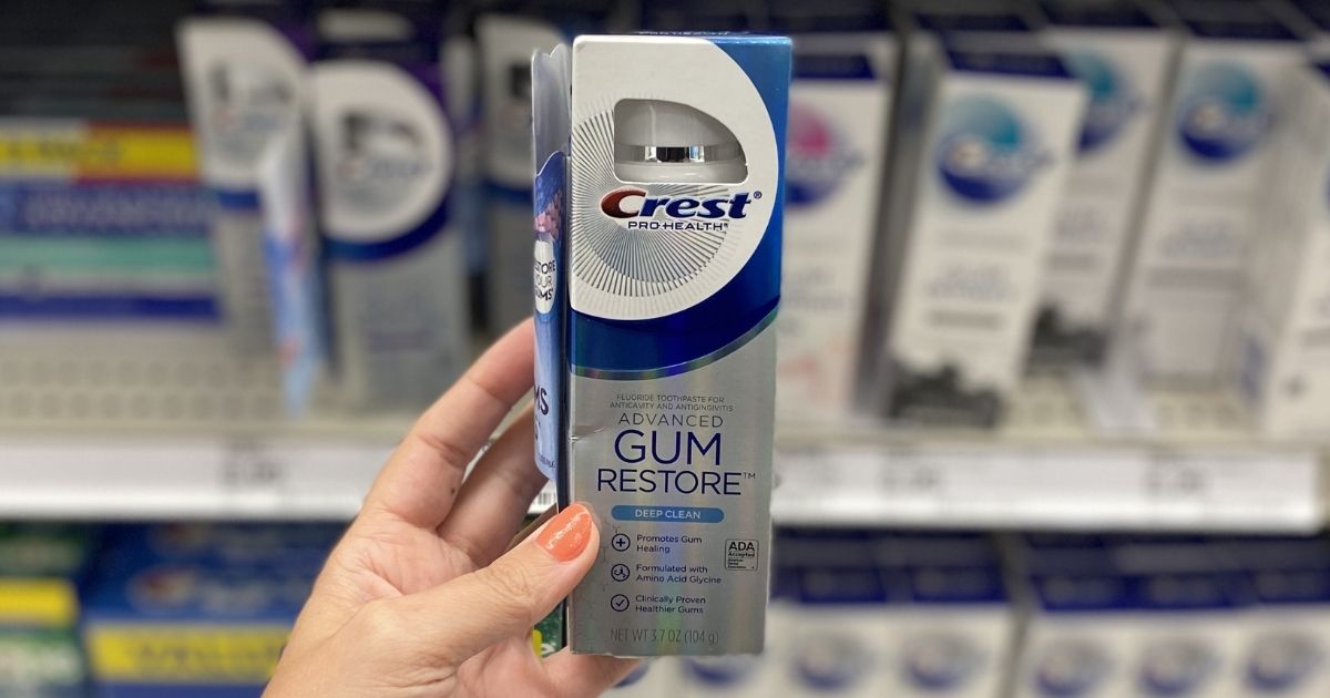 crest enamel and gum repair toothpaste