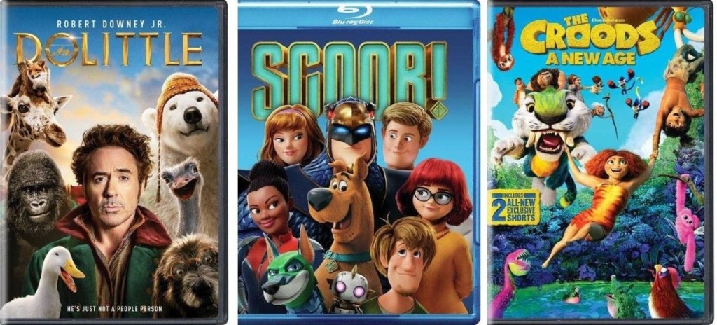 Dolittle, Scoob and Croods Movies