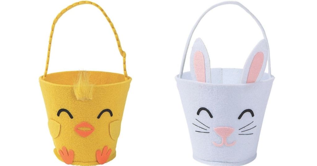 two Easter baskets