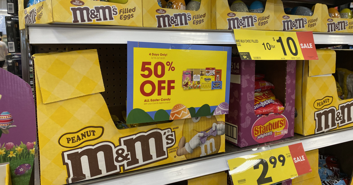 50 Off ALL Easter Candy at Kroger & Fred Meyer Filled Eggs Just 50¢