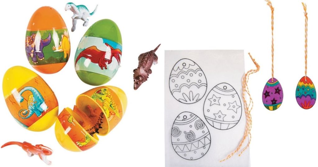 Easter Eggs and Coloring Sheet