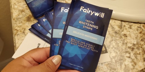 Fairywill Whitening Strips 28-Count from $7 Shipped Each on Amazon | Great Choice for Sensitive Teeth