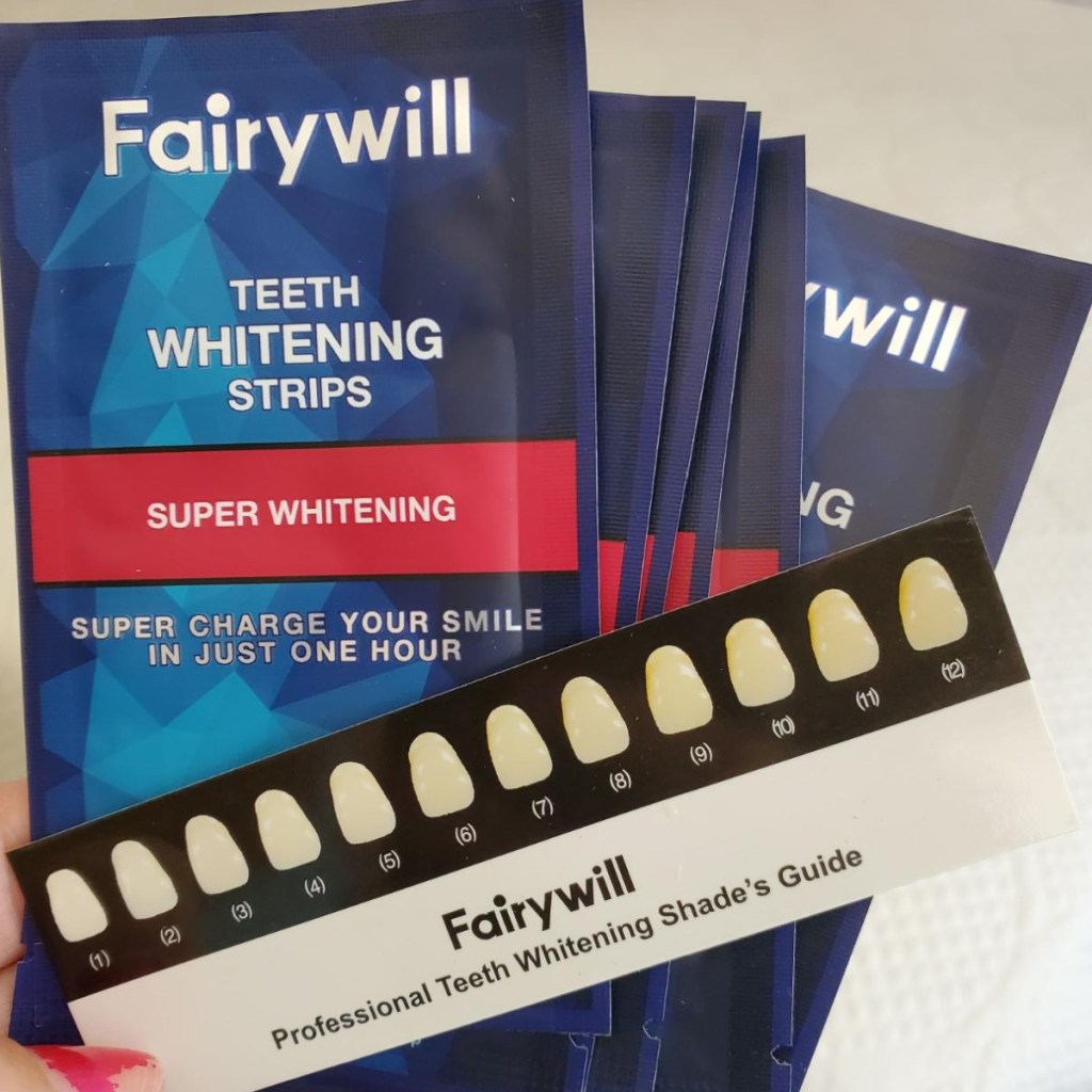packages of teeth whitening strips