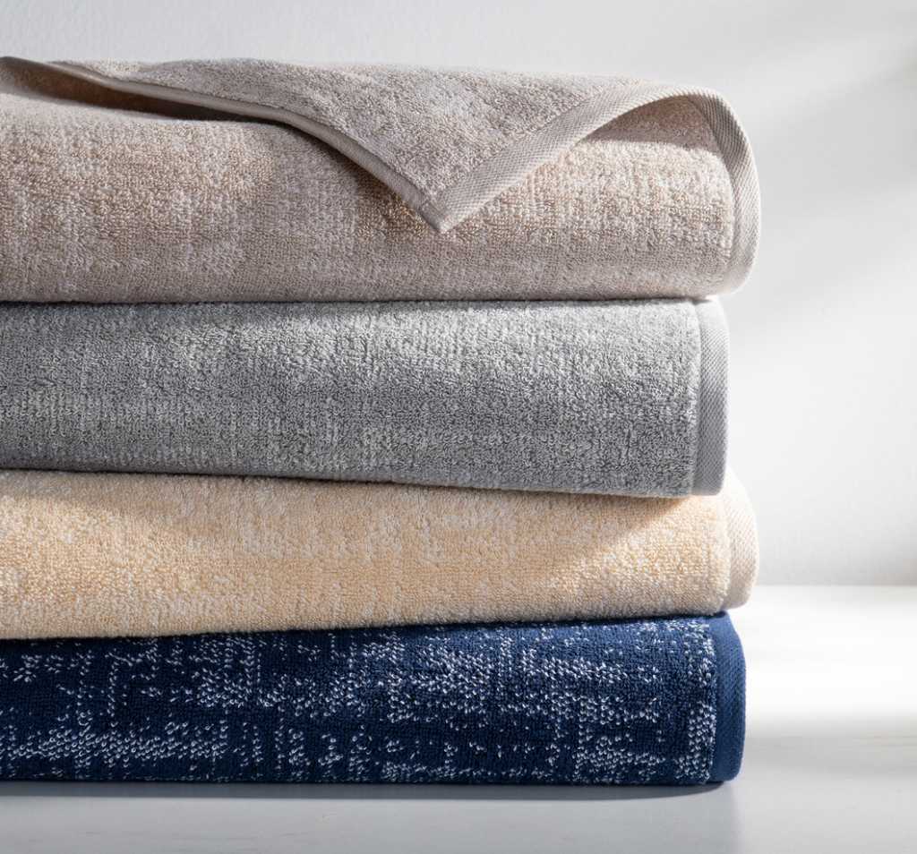 stack of folded towels