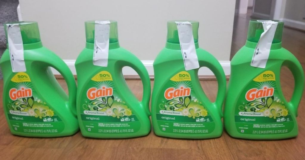 Gain Laundry Detergent 4-pack