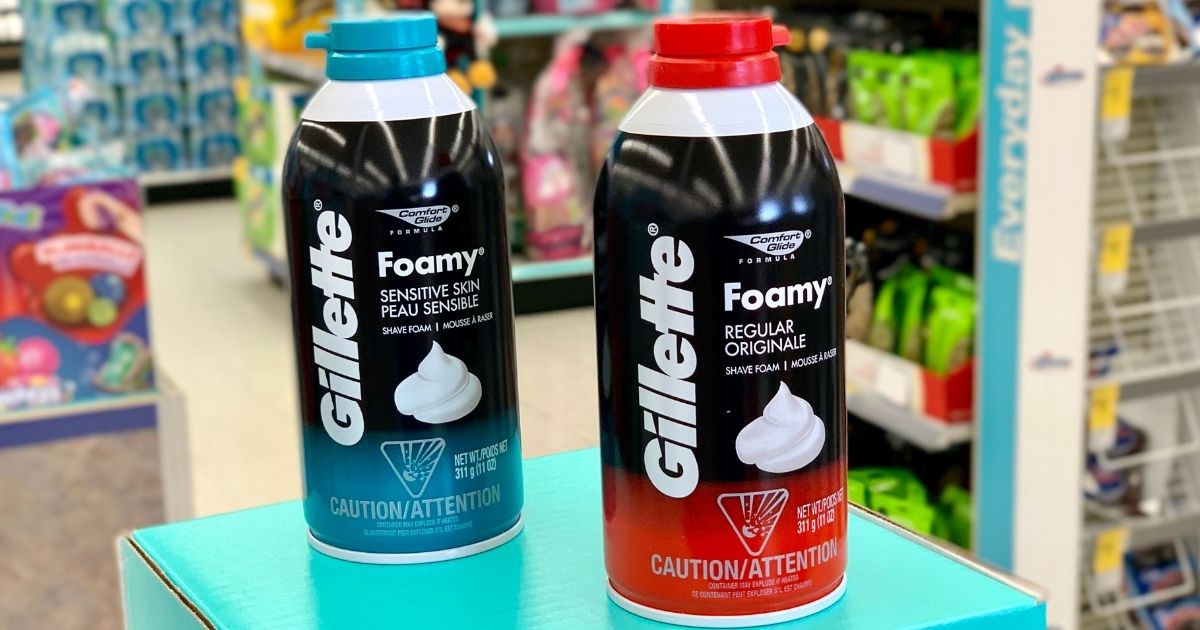 TWO Gillette Foamy Shave Foams Only 23¢ After Walgreens Rewards