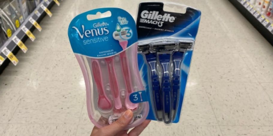 Gillette Men’s & Venus Women’s Razor Packs Just $1.99 Each After CVS Rewards (Reg. $16)
