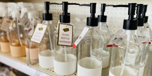 Glass Reusable Soap Dispensers & Spray Bottles Just $3 at Target