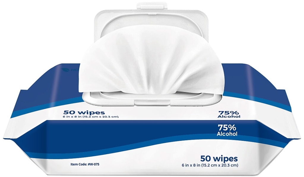 Hand Sanitizing Wipes package