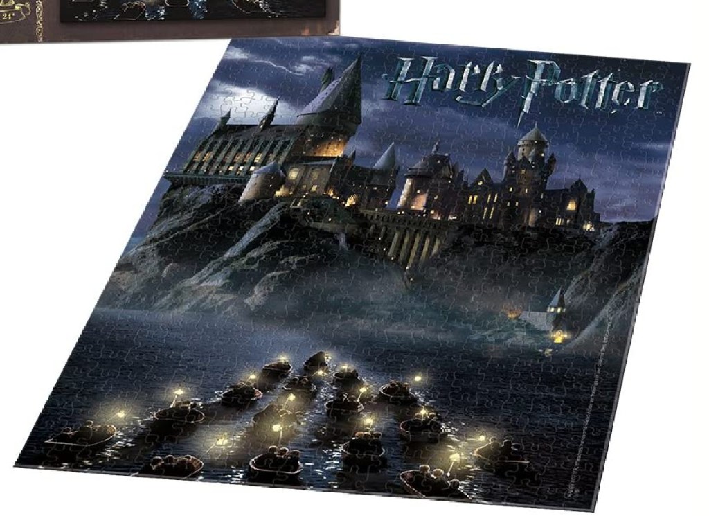 completed Harry Potter themed puzzle