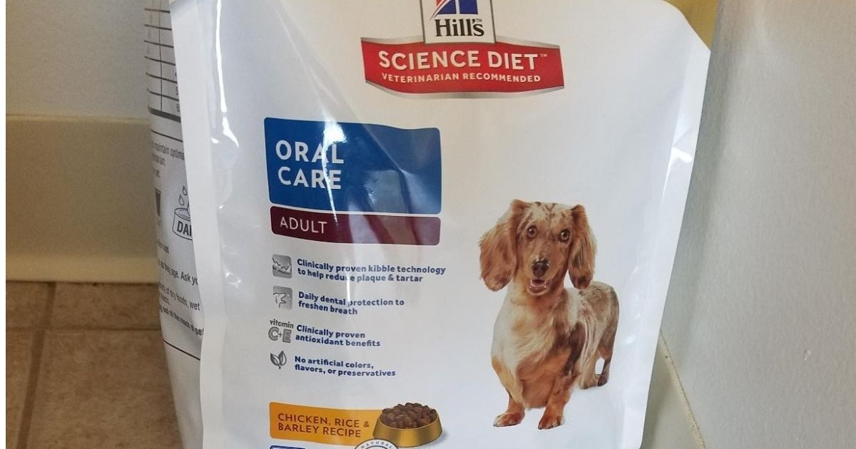 Hills oral outlet dog food