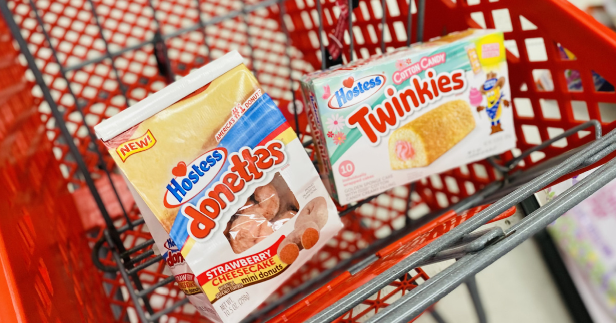 Hostess Sweet Treats in Target basket