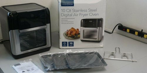 Insignia Air Fryer & Toaster Oven w/ Rotisserie Just $59.99 Shipped on BestBuy.com (Regularly $150)