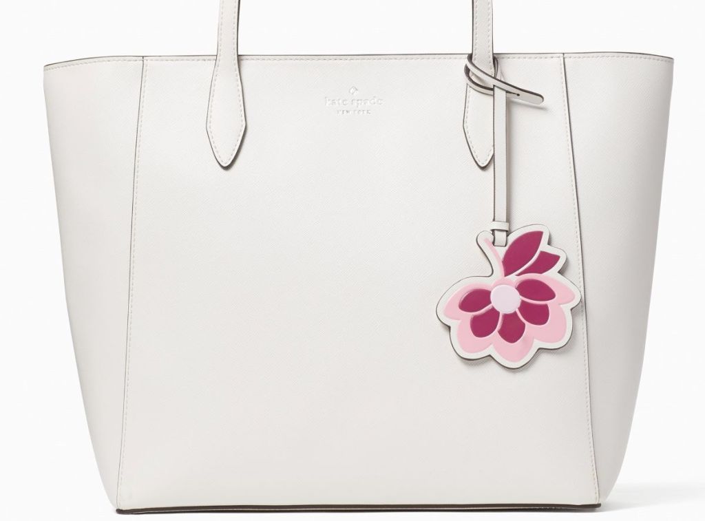 Kate Spade Dana Tote with flower accessory