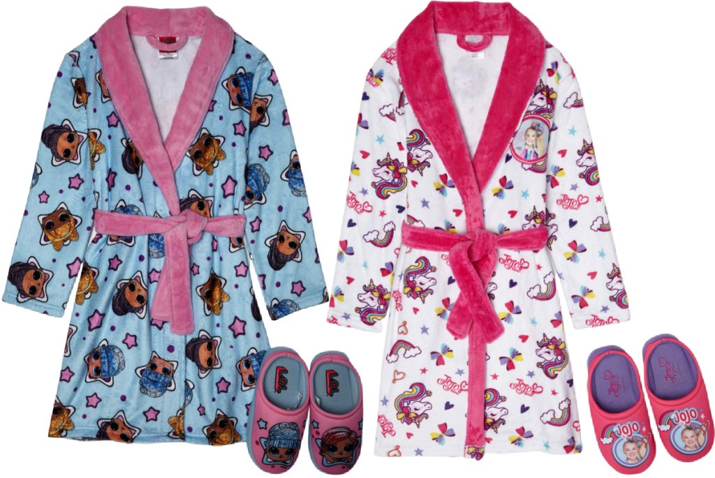L.O.L. Suprise! and Jojo Siwa pajama set with slippers