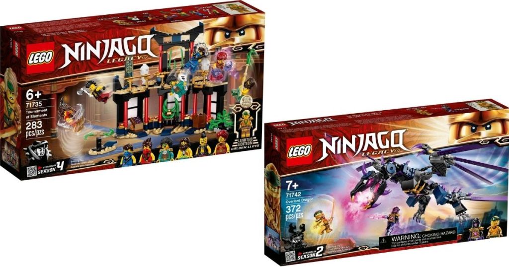 two LEGO Ninjago Sets