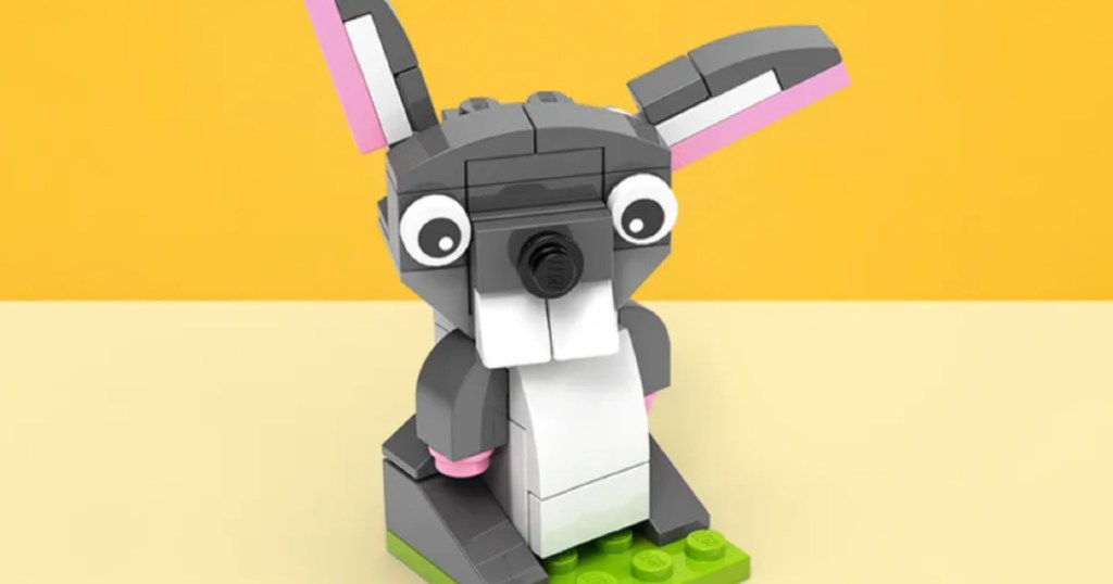 LEGO easter bunny gray