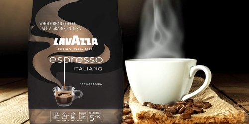 Lavazza Whole Bean Coffee 2.2lb Bag Just $10.48 Shipped on Amazon (Regularly $15)