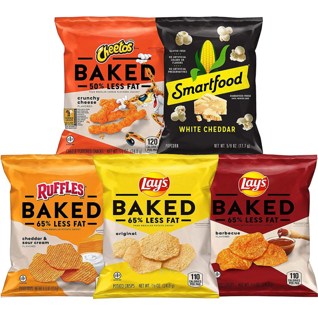 Variety pack of Lays baked chips