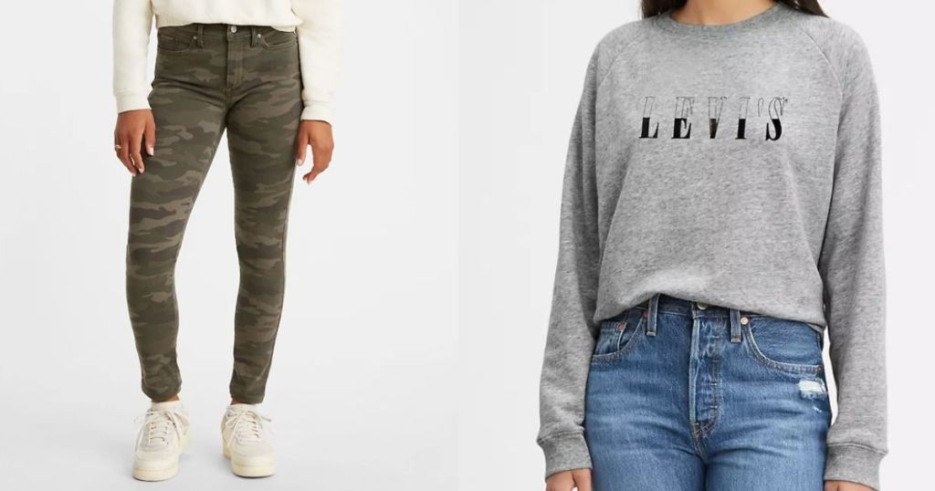 Levi's Jeans and Sweatshirt