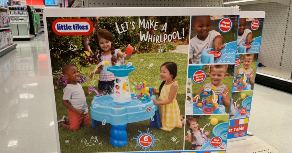 water table in aisle 
