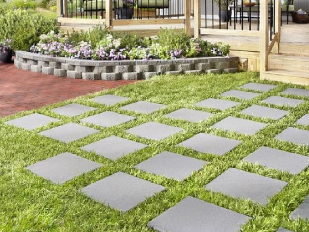 Concrete Square Patio Stones Just $1 on Lowes.com