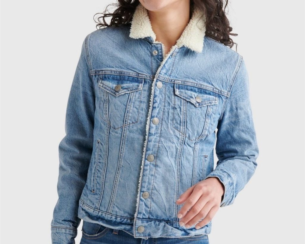 Lucky Brand Faux Sherpa Lined Jacket