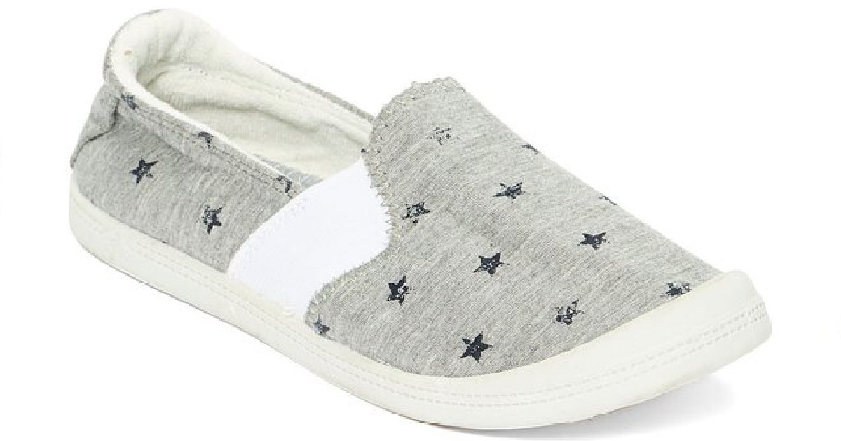 maurices grey slip on sneakers with stars