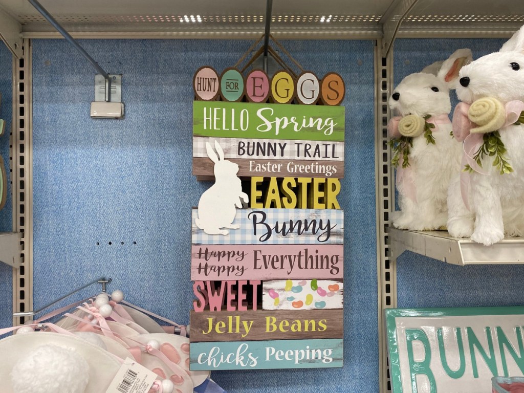 easter sign at michaels