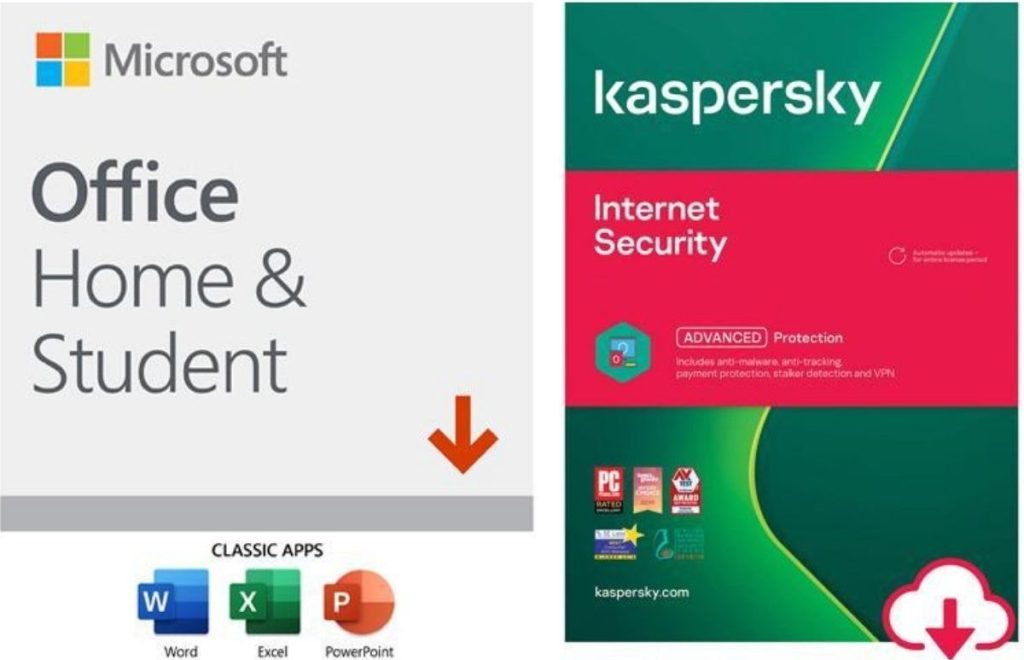 Microsoft Home & Student and Kapersky Internet Security